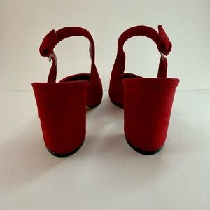 Marc Fisher Bold Red Heels